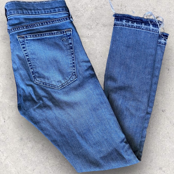 Rag & Bone Distressed Denim Jeans Women Size 25 - Picture 2 of 10